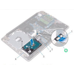 Dell Inspiron 15-5567 Замена жесткого диска