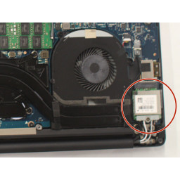 Замена беспроводной карты Dell XPS 15 9550
